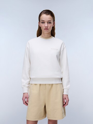 NAPAPIJRI Свитшот 'B-CLARAO C W' в Белый: спереди