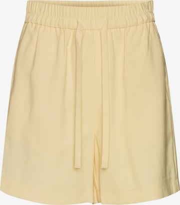 VERO MODA Loose fit Trousers 'CARMEN' in Yellow: front