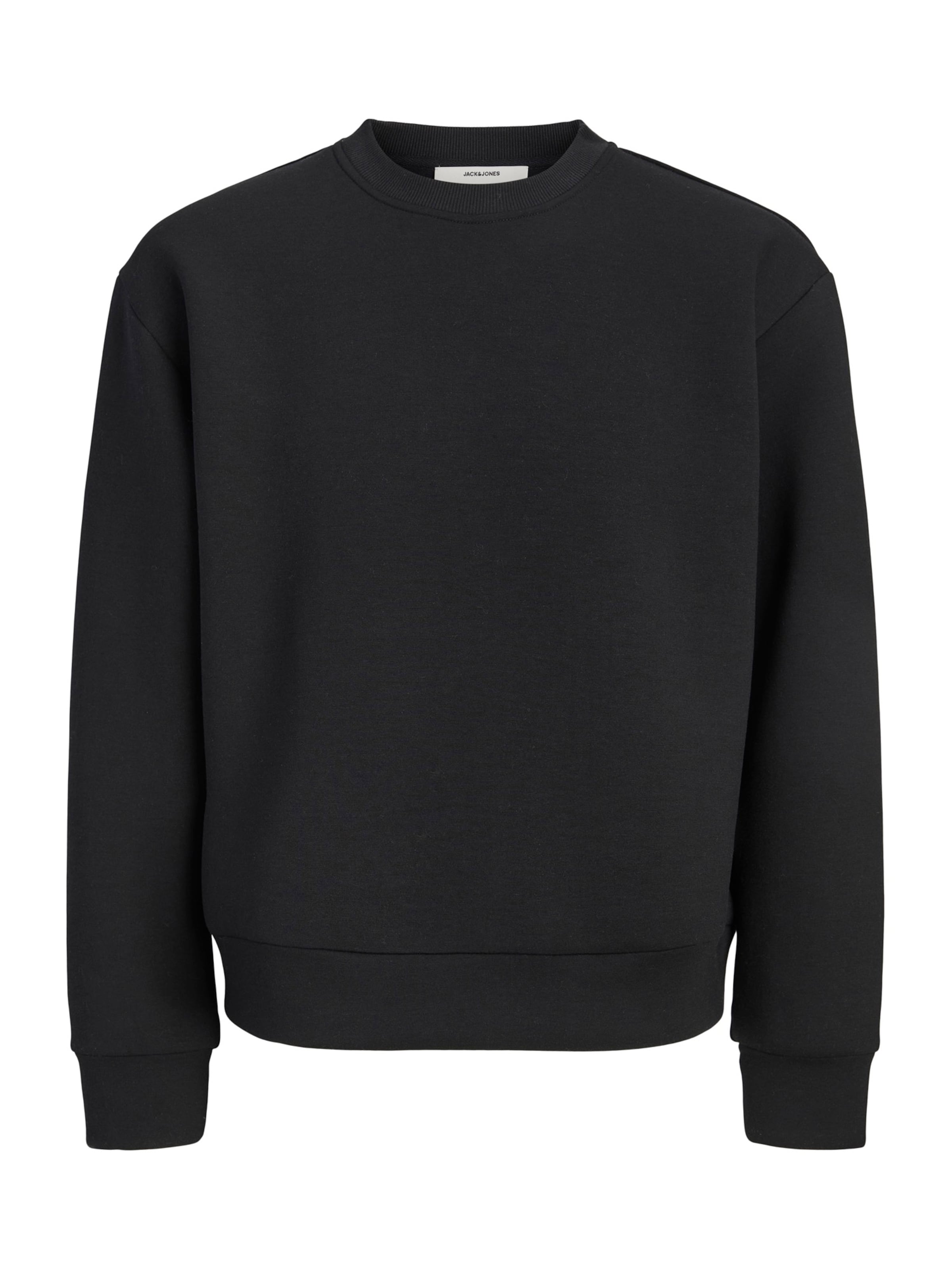 Sweat-shirt 'JCOLEGACY' Jack & Jones Plus en noir : devant