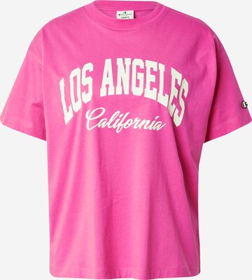 Champion Authentic Athletic Apparel T-Shirt 'American Summer' in Pink: predná strana