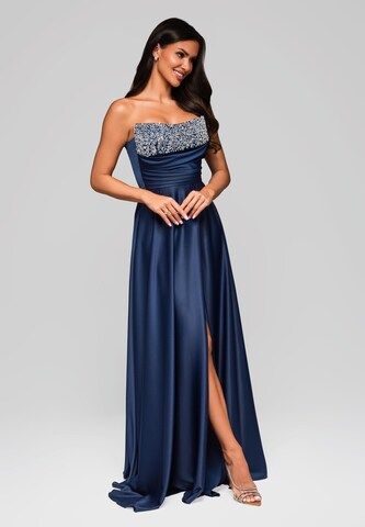 Ombre Avondjurk in Blauw