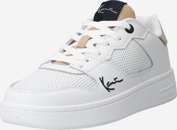 Sneaker bassa di Karl Kani in bianco: frontale