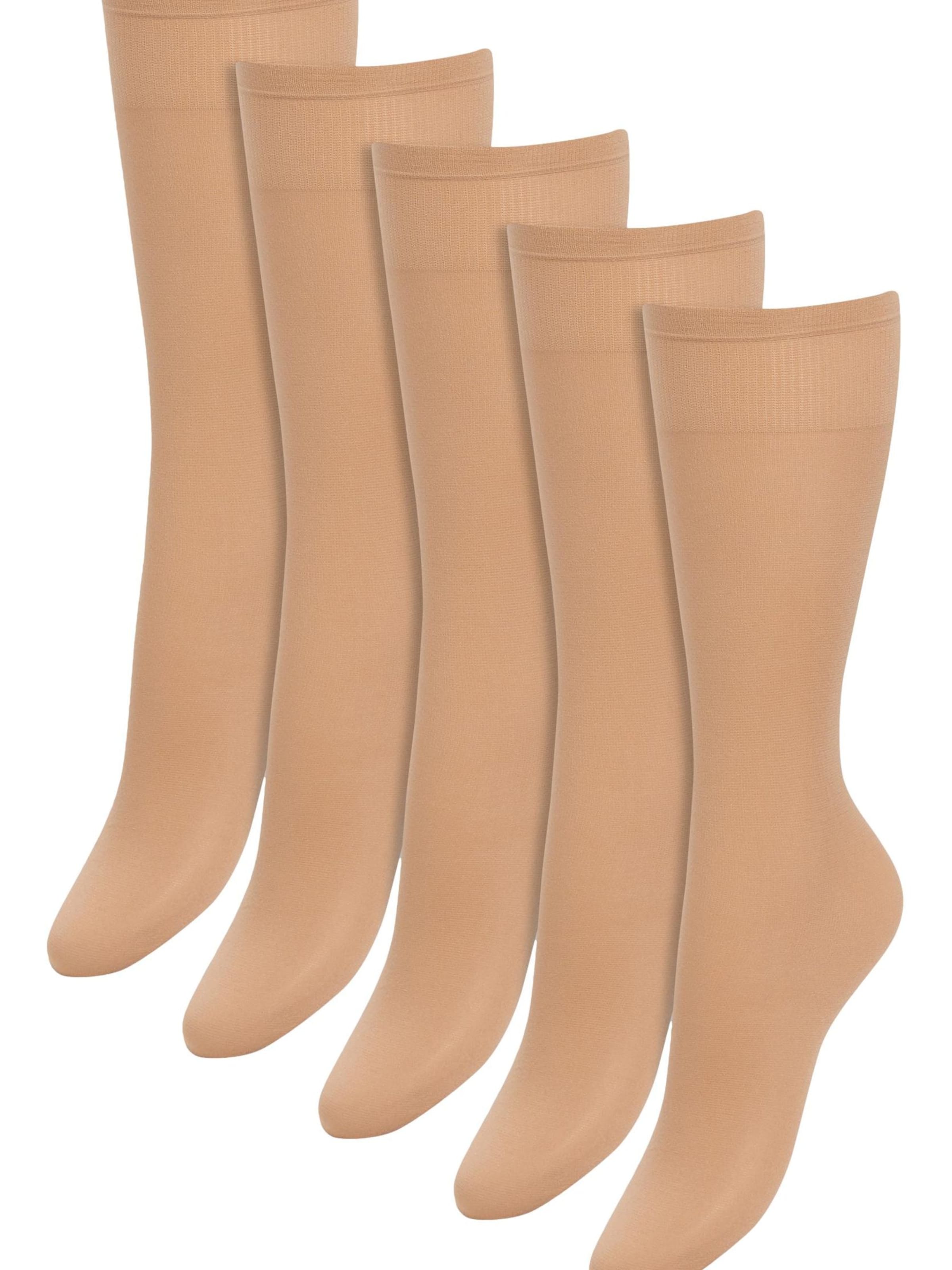 Next Kniestrümpfe in Beige: Vorderseite