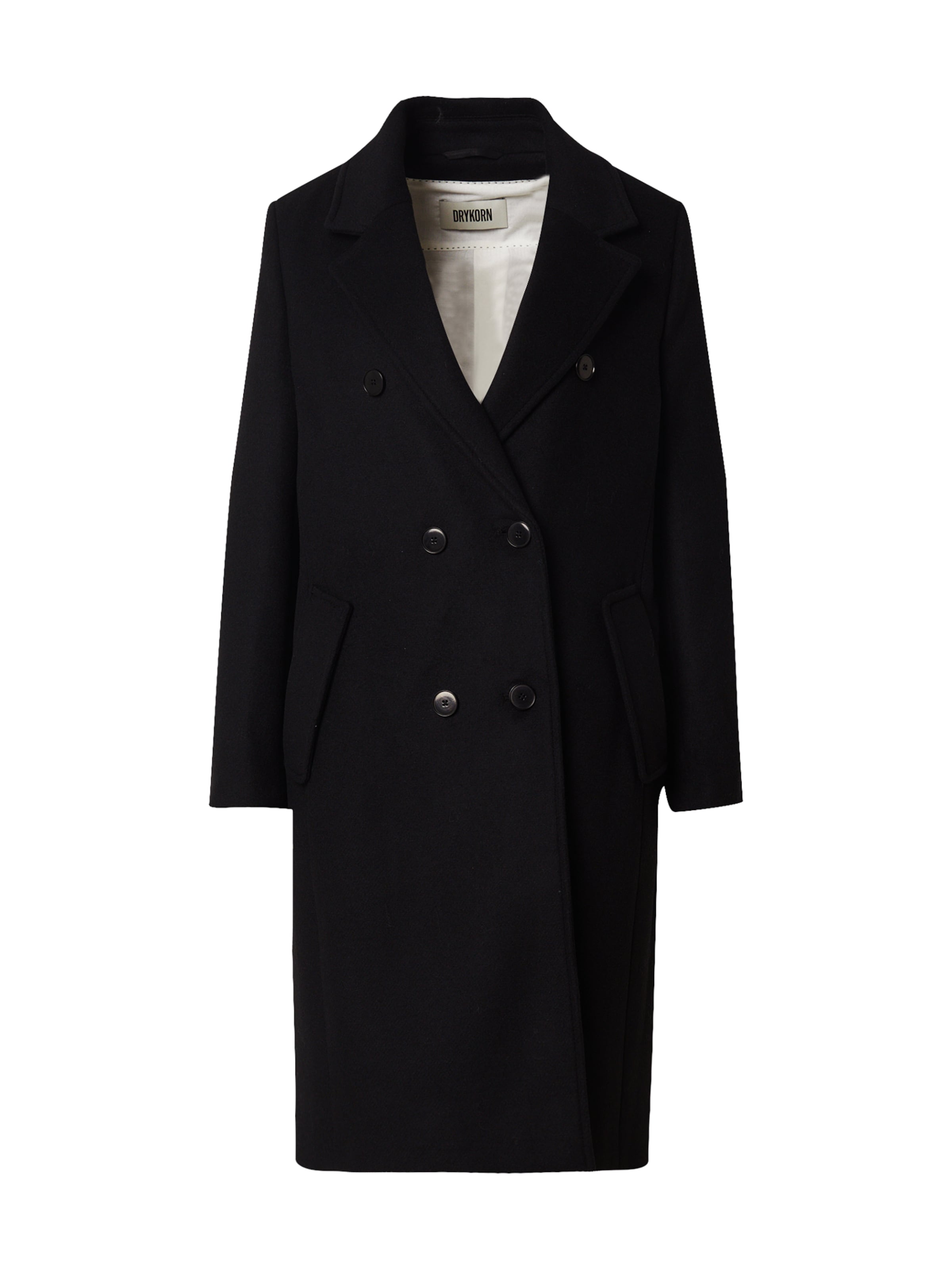 Manteau mi-saison &#x27;BRAMCOTE&#x27; DRYKORN en noir : devant