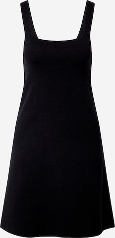 EDITED Knitted dress 'Aliya' in Black: front