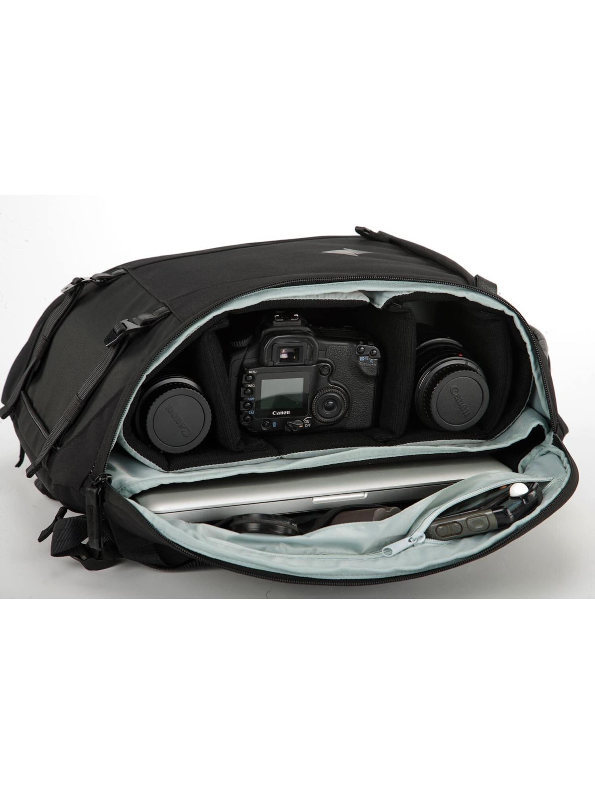 NITRO Fotorucksack REMOTE mit Insert in Schwarz