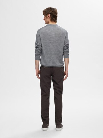 SELECTED HOMME Slim fit Chino trousers in Brown