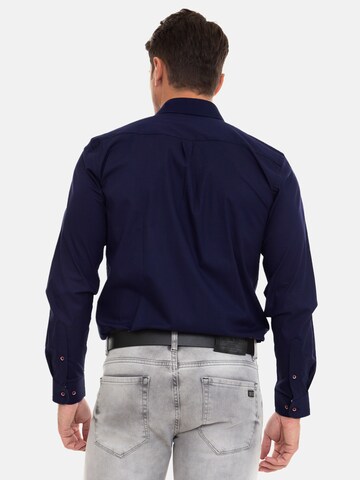 Regular fit Camicia 'Lima' di Sir Raymond Tailor in blu