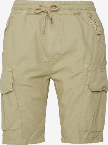 ALPHA INDUSTRIES Regular Cargo trousers in Beige: front