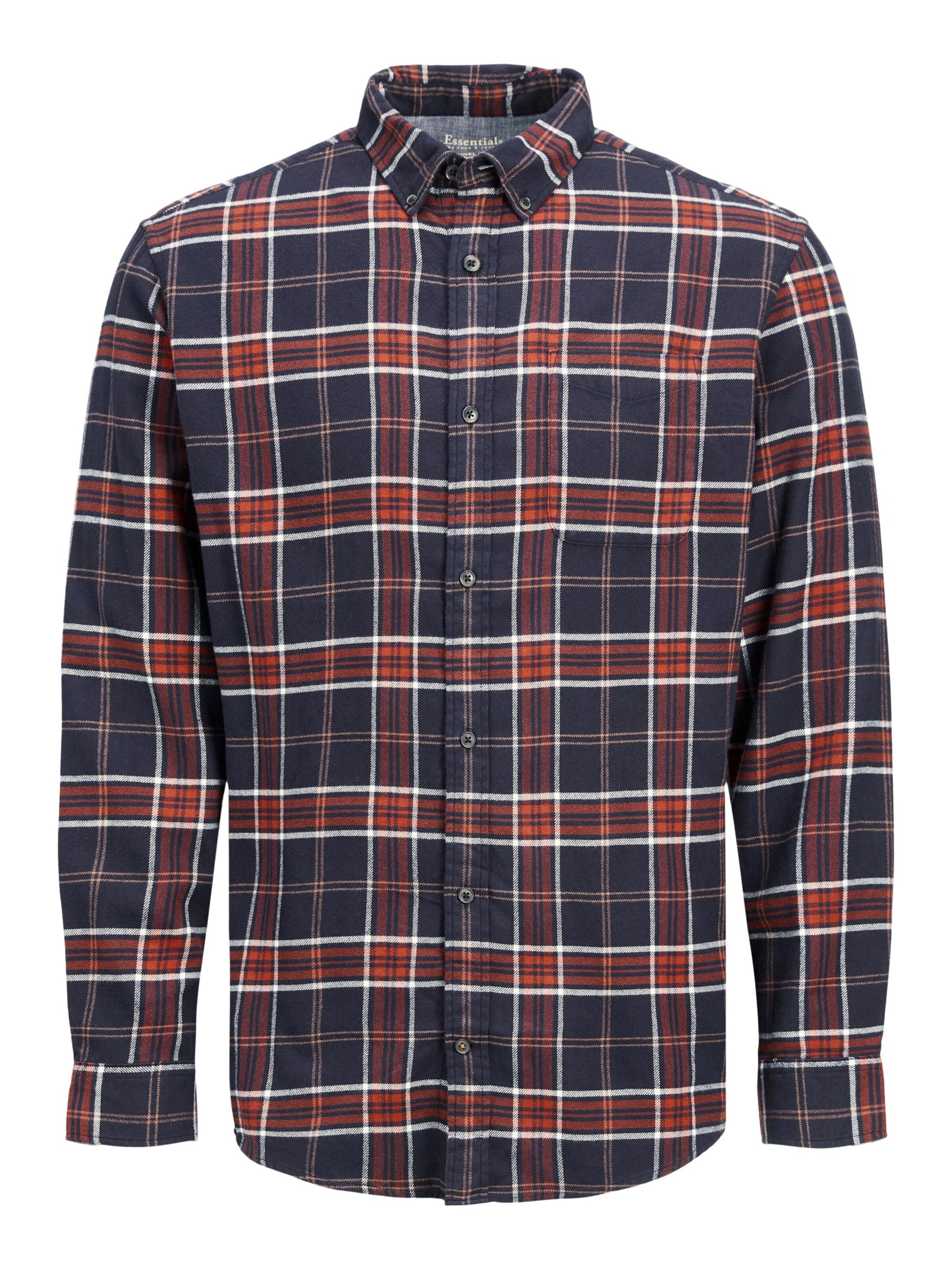 Regular fit Camicia di JACK & JONES in blu: frontale