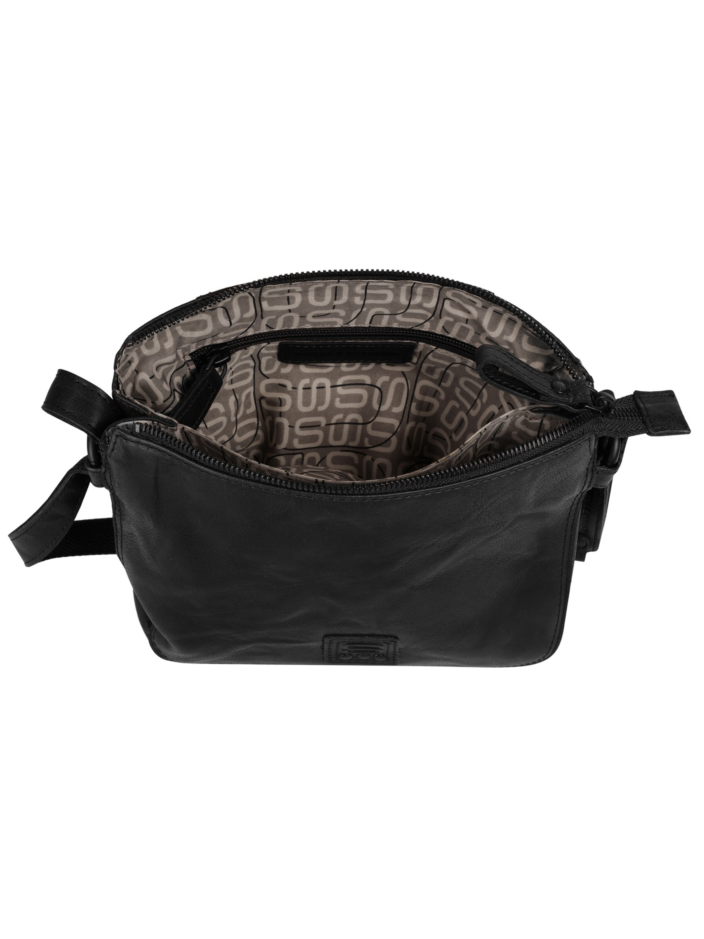 Spikes & Sparrow Crossbody Bag in Black
