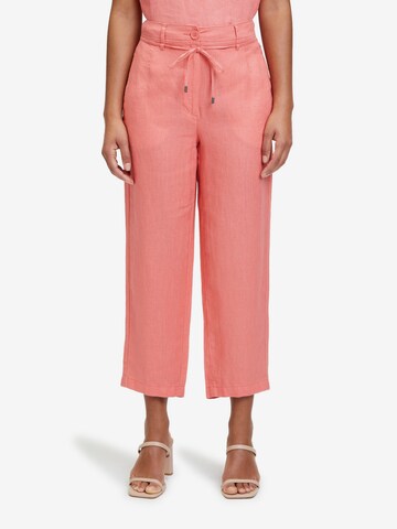 Loosefit Pantaloni di Betty & Co in rosa: frontale