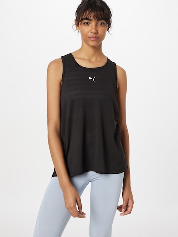 PUMA Sports Top 'Train All Day' in Black: front
