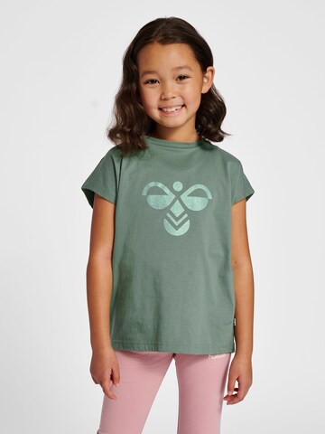 Hummel Shirt 'Diez' in Groen: voorkant