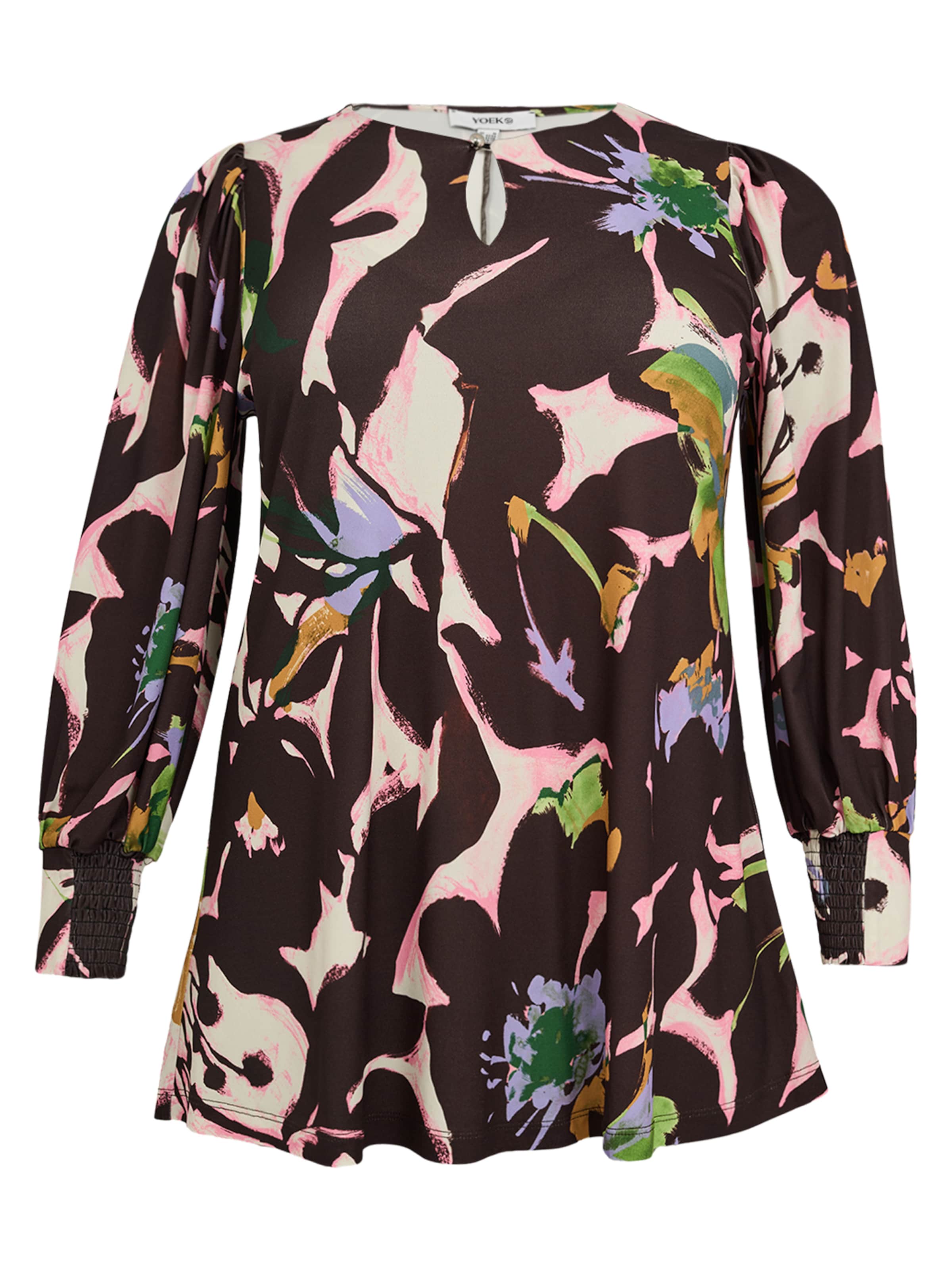 YOEK Tunika in Rot: Vorderseite