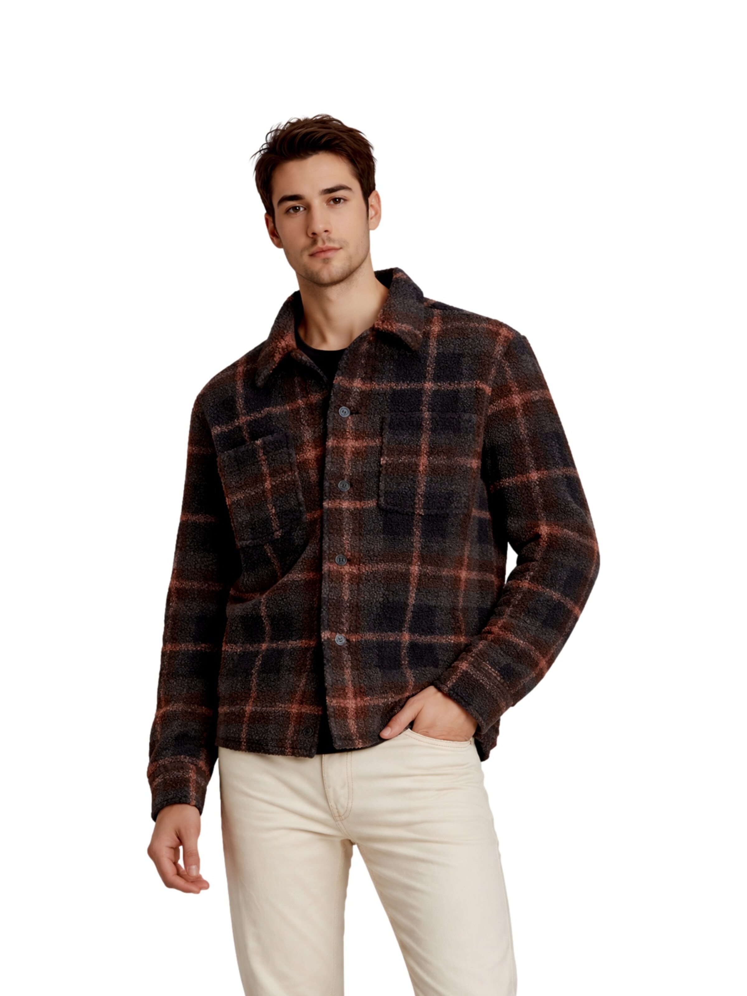 JACK & JONES Comfort fit Kurtka przejściowa 'JORBleecker' w kolorze brązowy: przód