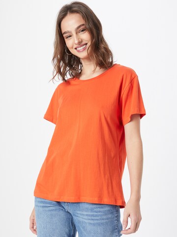 Samsøe Samsøe - Camisa 'SOLLY' em laranja: frente