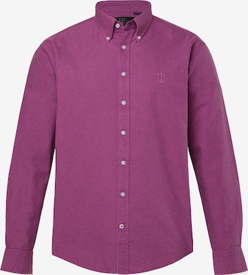 JP1880 Overhemd in Lila: voorkant