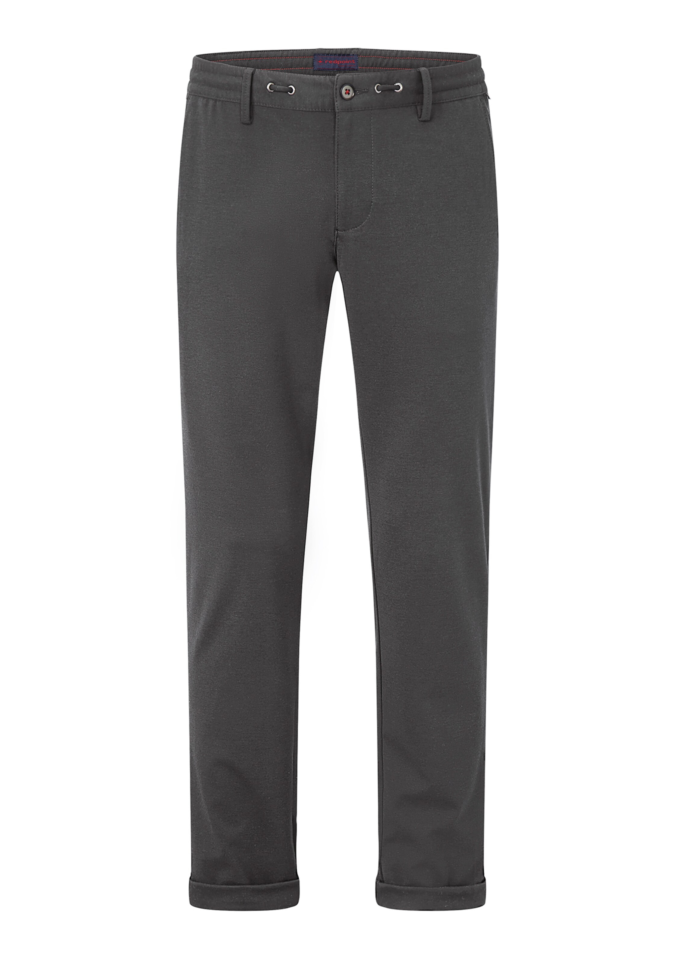 REDPOINT Regular Chinohose in Grau: Vorderseite