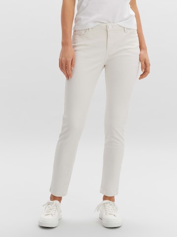 Slimfit Jeans 'Evita' di OPUS in bianco: frontale
