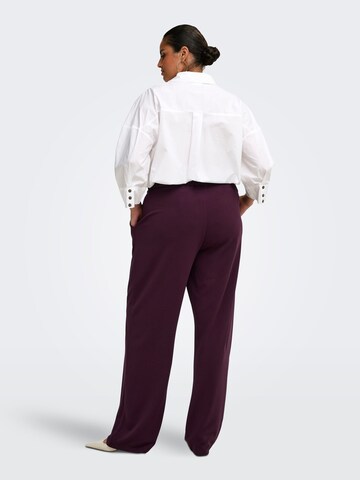 ONLY Carmakoma Regular Broek 'CARSTILLA' in Rood