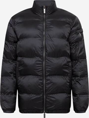 GUESS Zimní bunda – černá: přední strana