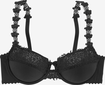 Balconnet Soutien-gorge NUANCE en noir : devant