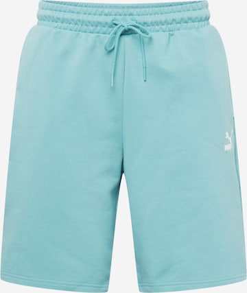 PUMA Sportbroek in Blauw: voorkant