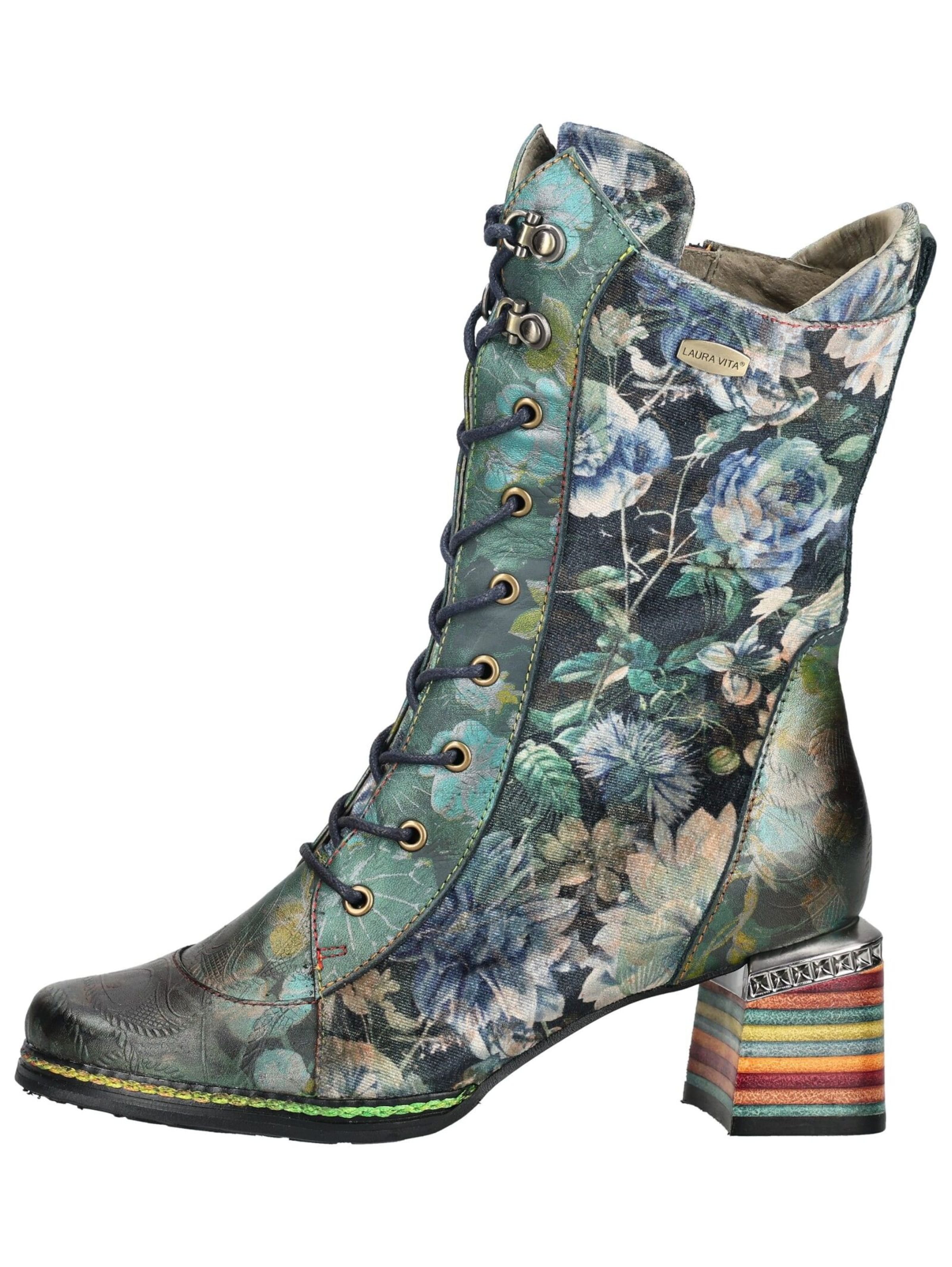 Bottines à lacets Laura Vita en bleu