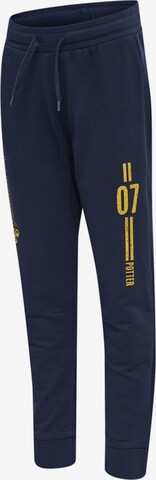 Effilé Pantalon de sport Hummel en bleu