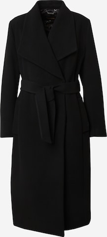 MORE & MORE Between-Seasons Coat in Black: front