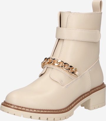 Bianco Ankle Boots 'DELPHA' in Beige: front
