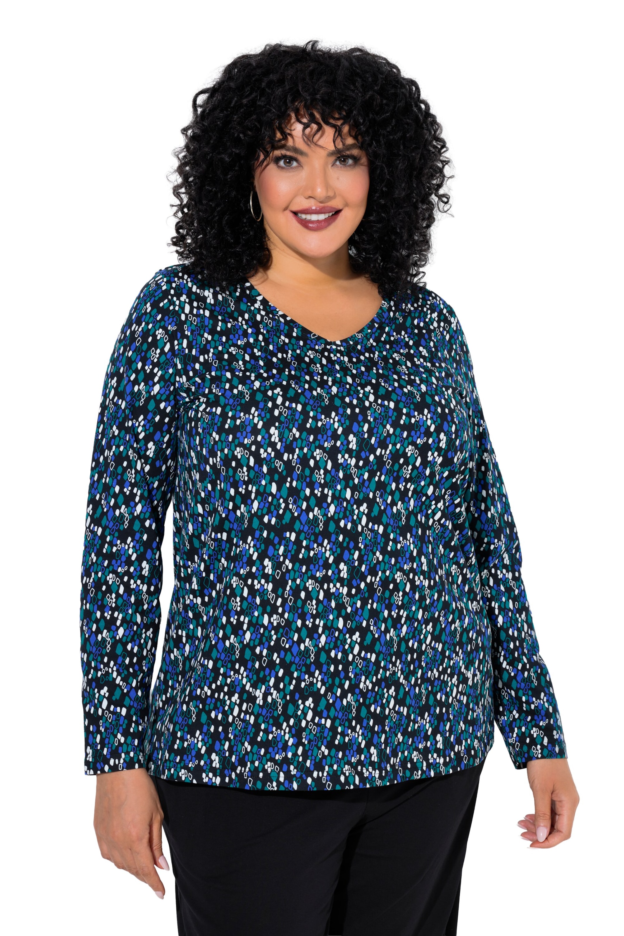 Ulla Popken Shirt in Blue: front