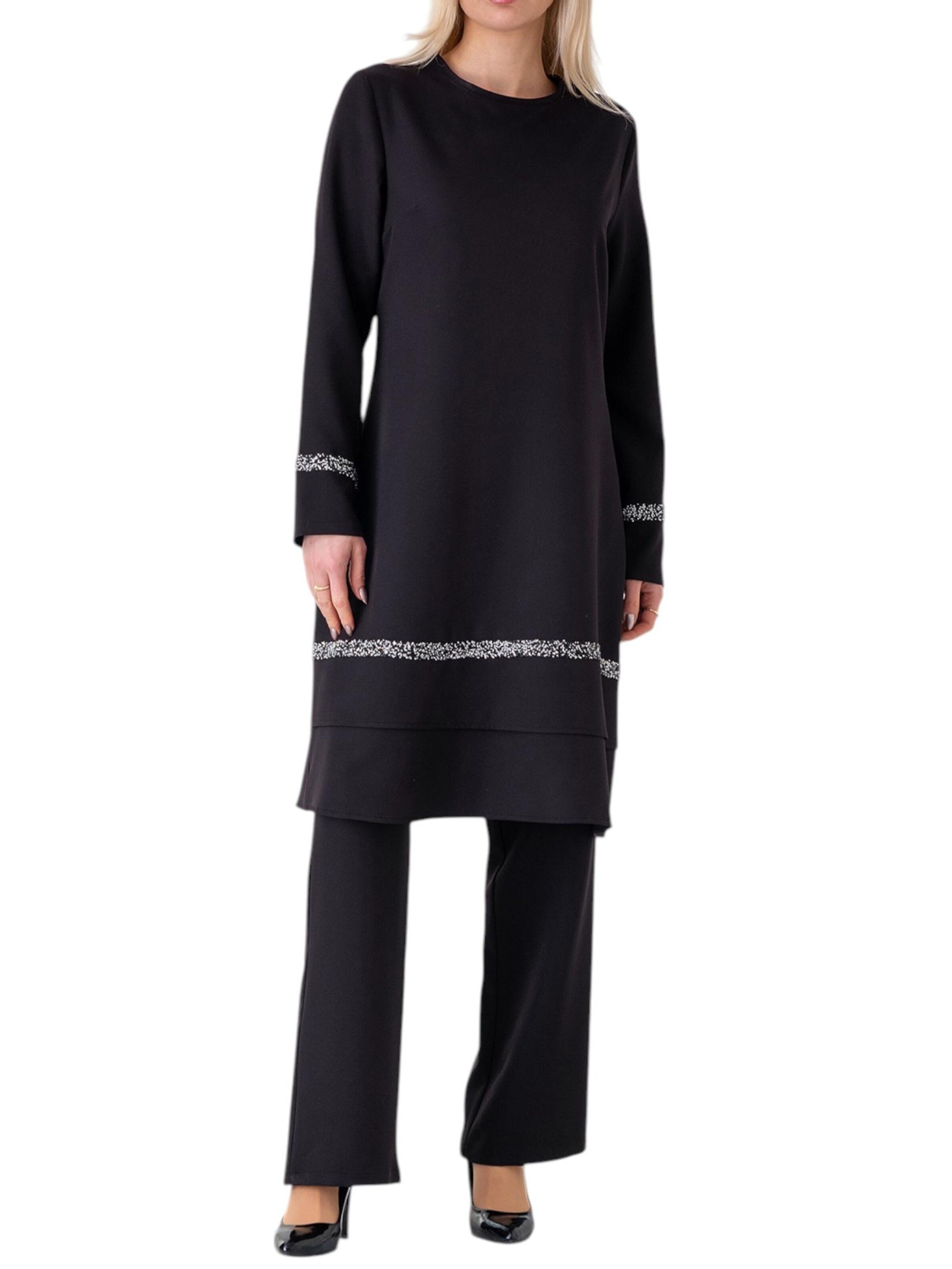 fashionshowcase Buksedragt 'NEVRA' i sort