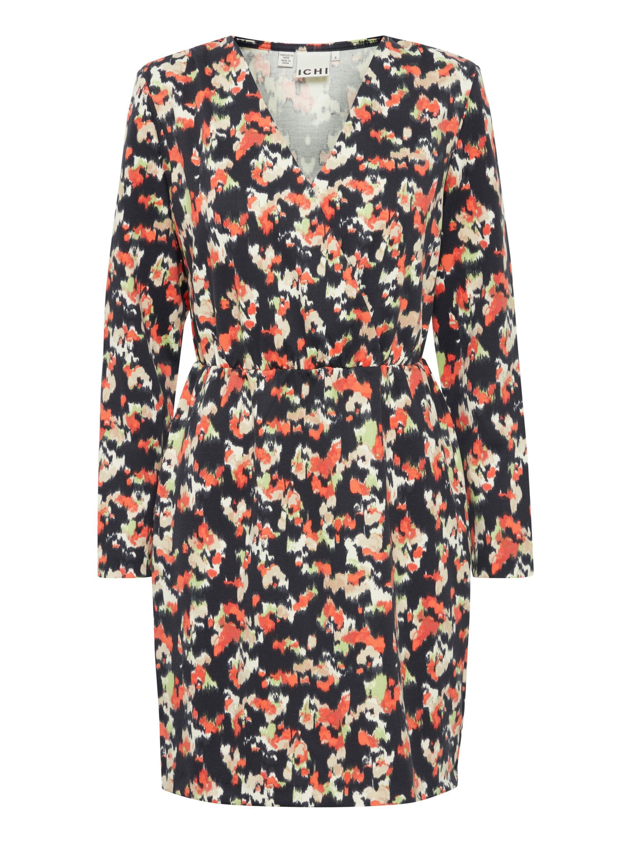 Robe 'Kate' ICHI en mélange de couleurs : devant