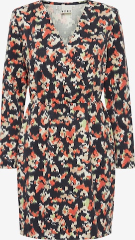 Robe 'Kate' ICHI en mélange de couleurs : devant