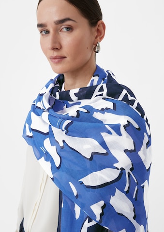 Foulard COMMA en bleu : derrière