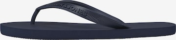 Tongs JACK & JONES en bleu : devant