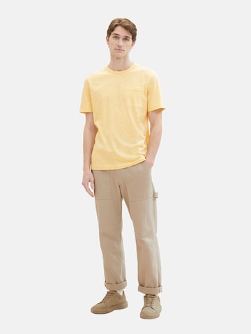 T-Shirt TOM TAILOR en jaune