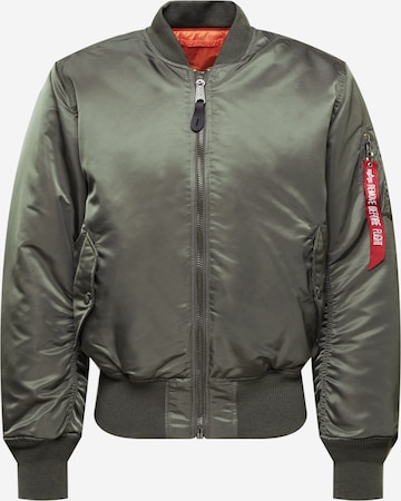 ALPHA INDUSTRIESPrijelazna jakna 'MA-1' - zelena boja: prednji dio