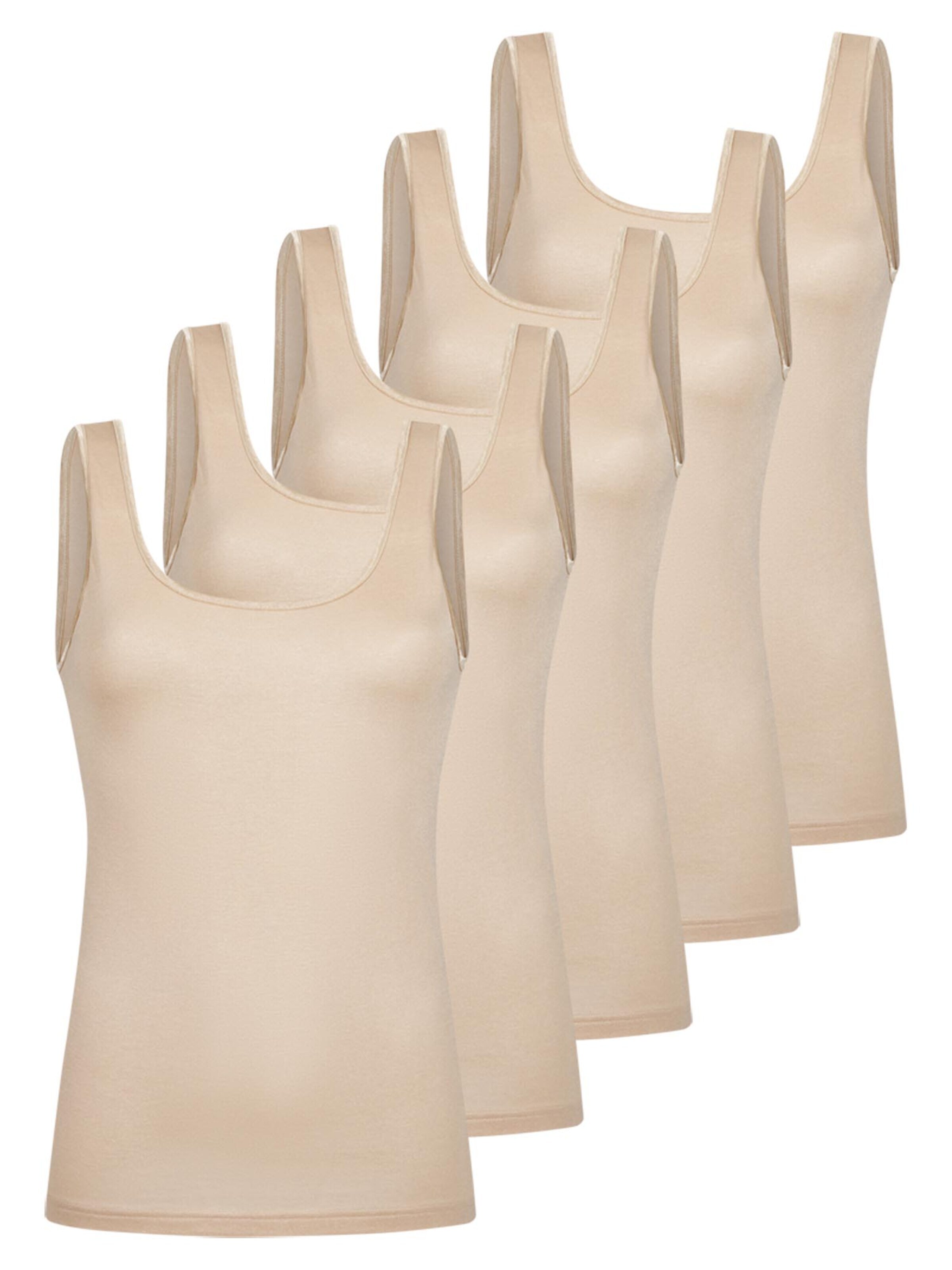 Nina von C. Onderhemd 'Motion' in Beige: voorkant