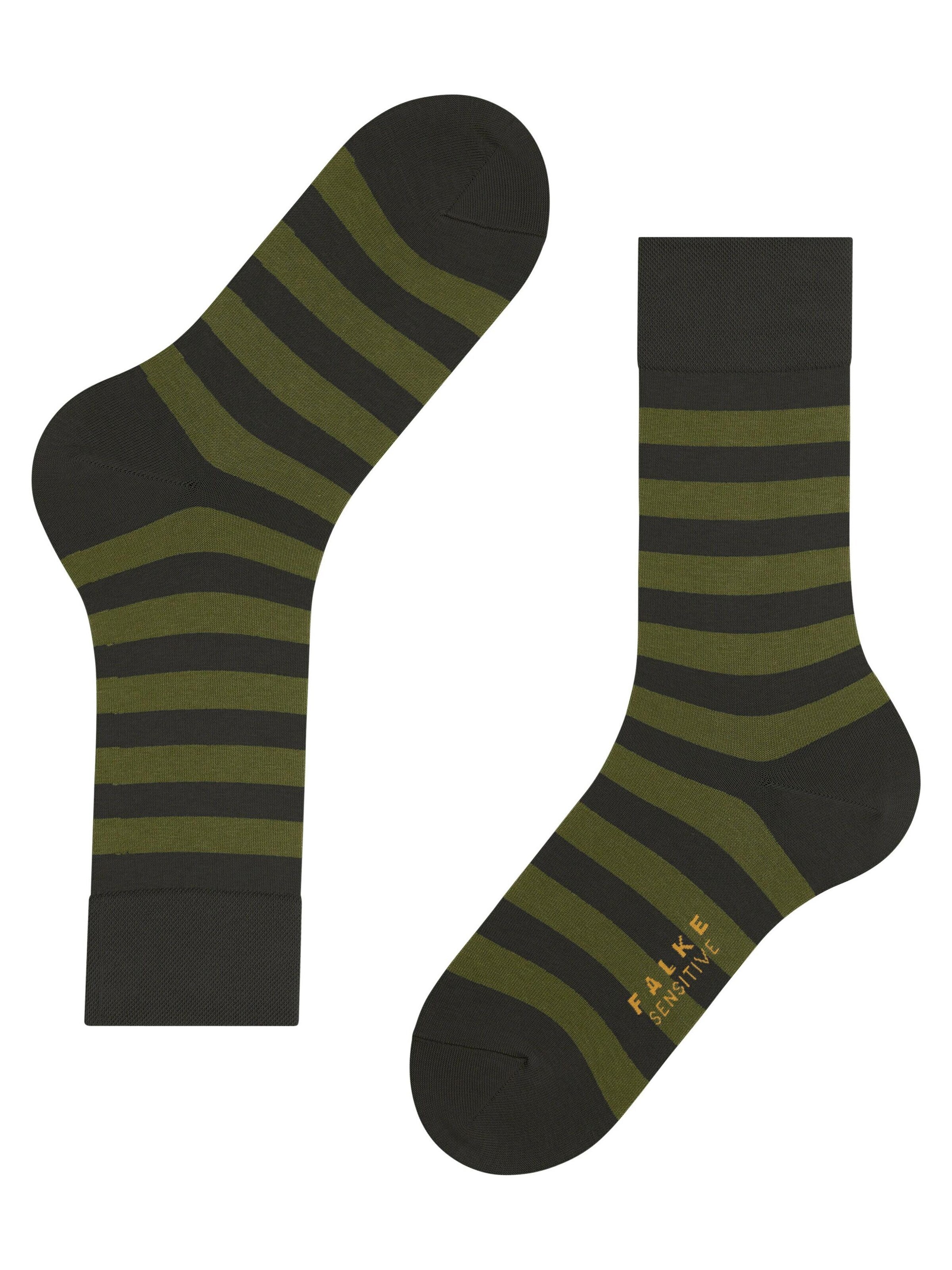 FALKE Socken 'Sensitive Mappd Line'‌‌‌ in Grün
