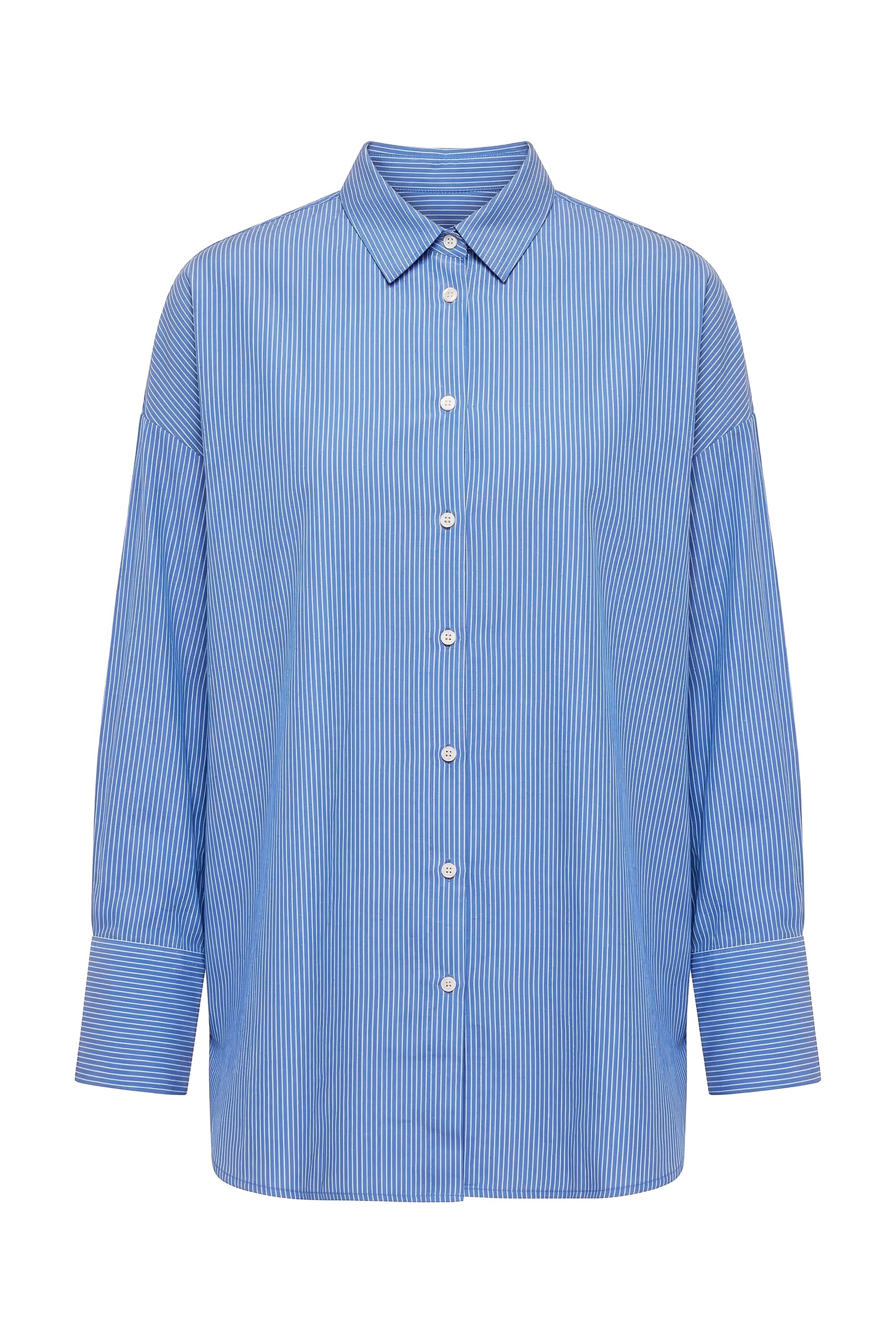 Studio Untold Bluse in Blau: Vorderseite