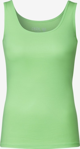 CECIL Top 'Linda' in Green: front