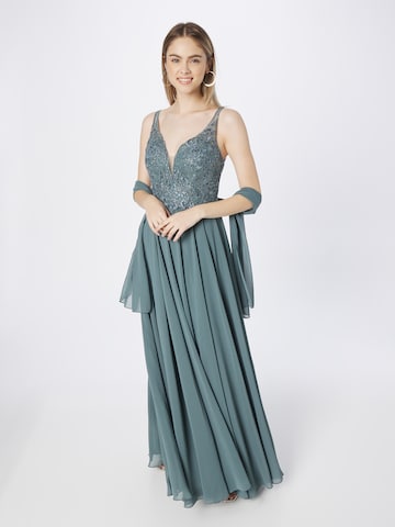 mascara Evening Dress in Green