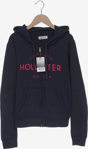 HOLLISTER Sweatshirt & Zip-Up Hoodie in L in Blue: front