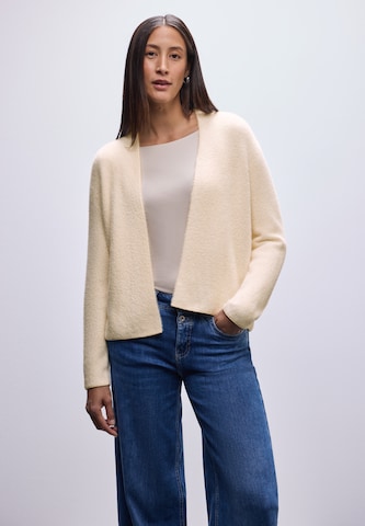 STREET ONE Knit Cardigan in Beige: front