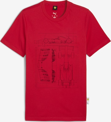 PUMA Functioneel shirt 'Scuderia Ferrari' in Rood: voorkant