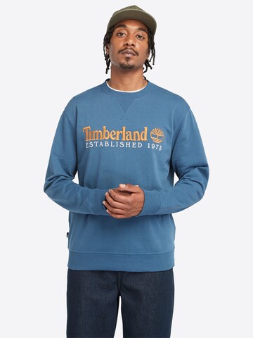 TIMBERLAND Sweatshirt in Blauw: voorkant