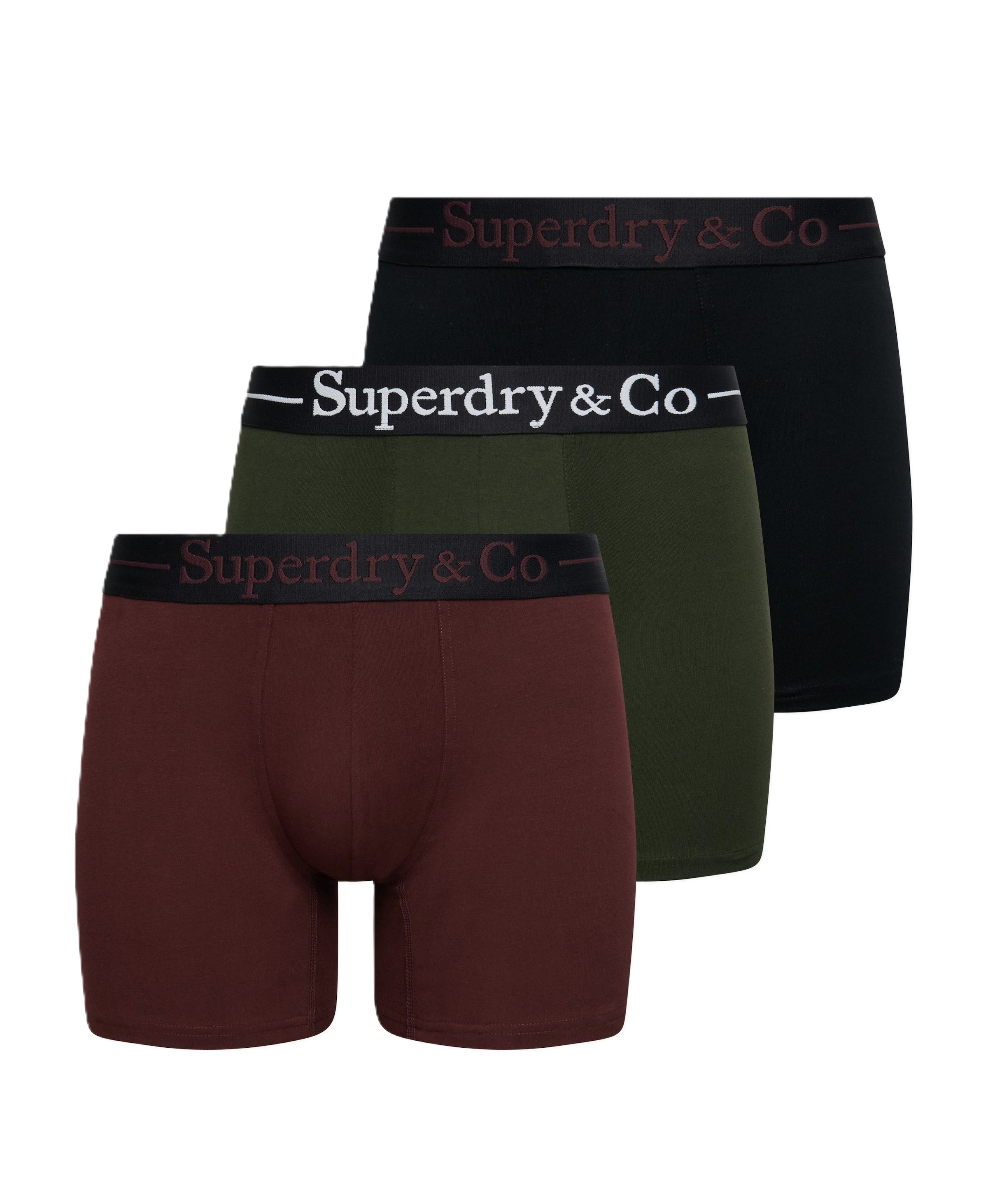 Superdry & Co Boxer shorts in Green: front
